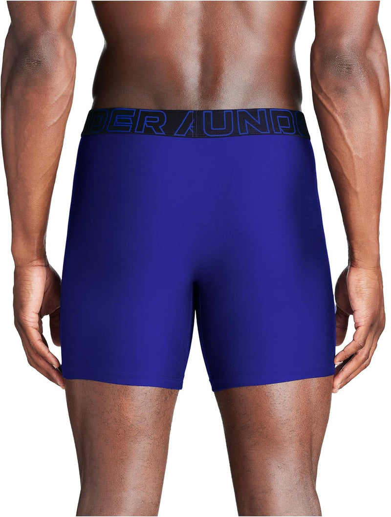 Under Armour mens Ua Performance Tech Boxerjock 6in 3-pack Boxer Briefs (pack of 3)