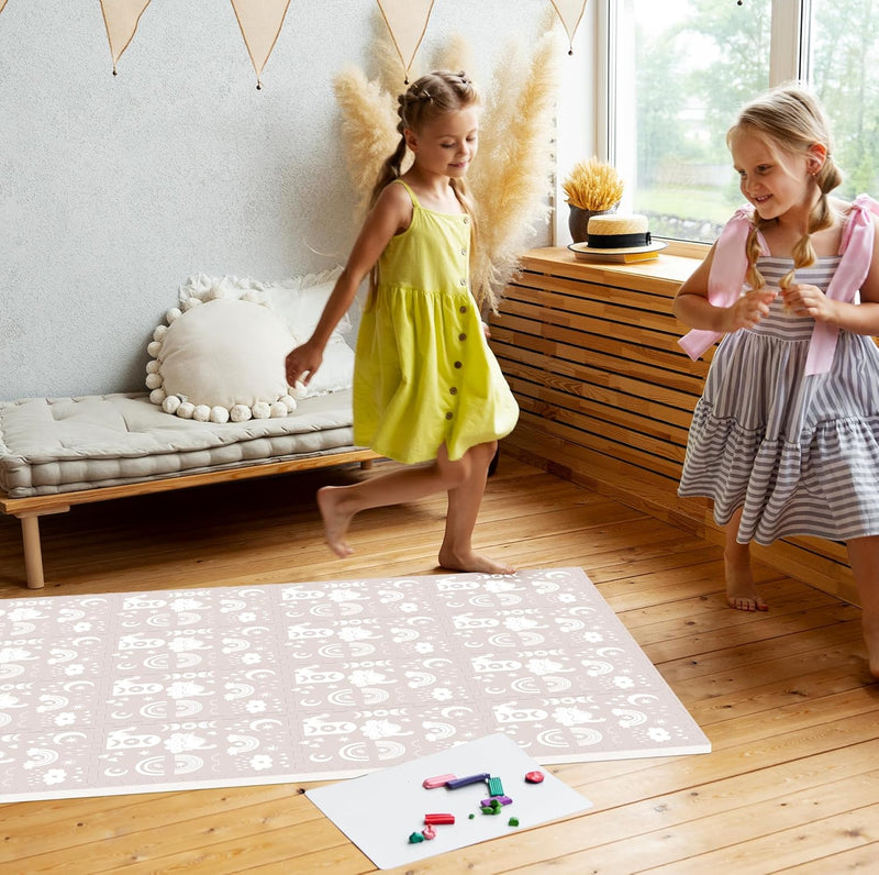 Premium Soft Foam Play Mat for Baby, 170x122 cm, Easy to Clean - The Perfect Modern Foam Playmat Fits Nicely with Your Kids Playroom Or Home Decor 1.2 cm Thickness