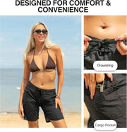 Women's Marina Board Shorts - Black