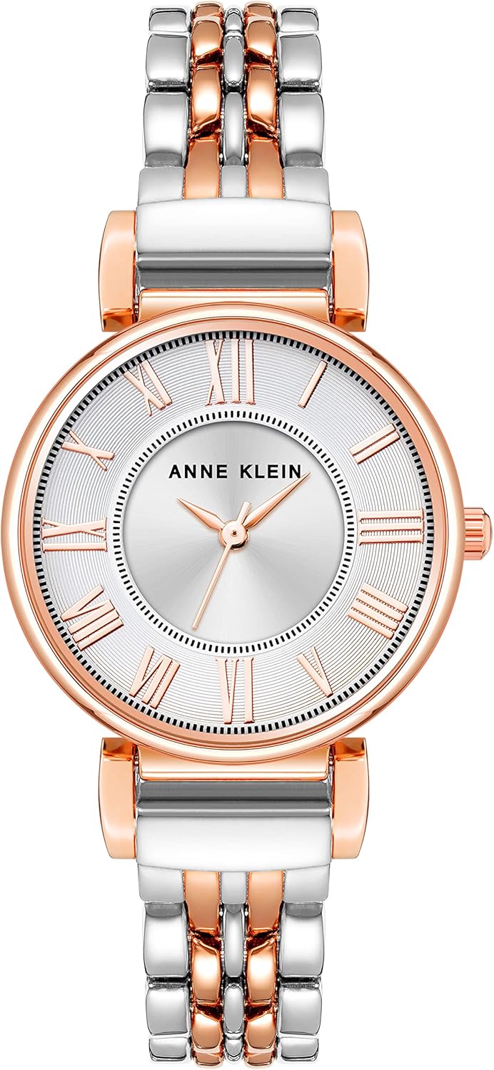 Women's Bracelet Watch - Silver/Rose Gold
