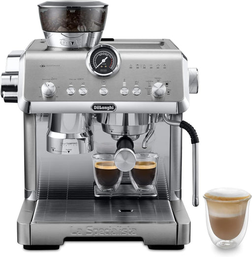 De'Longhi Barista Coffee Machine LA SPECIALISTA ARTE EVO Cold Brew Semi-Automatic Espresso Machine with Cold Extraction Technology, Barista Kit, Built-in Grinder, Milk Frother,15 Bar Pressure EC9255.M - NEW - Hot + Cold Brew + Tamping Station