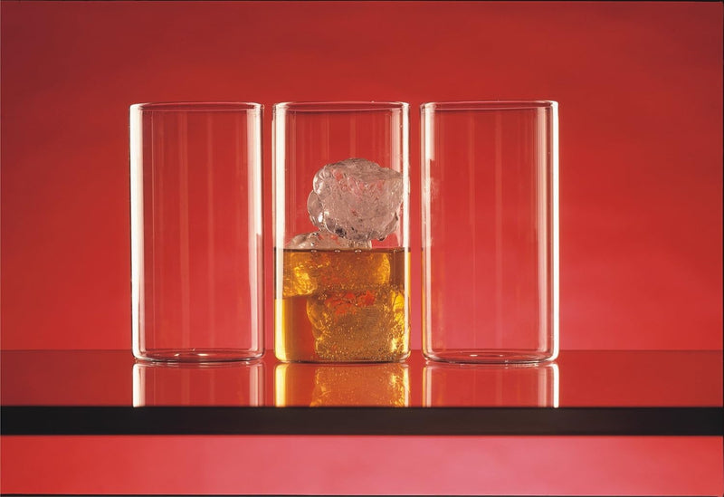 Borosil Vision Transparent Water Glass/Cold Drink Tumbler/ Beer Glass/Juice Glass Set of 6 Pcs (295 ML each) Flame Proof Glasses, Microwave & Dishwasher Safe