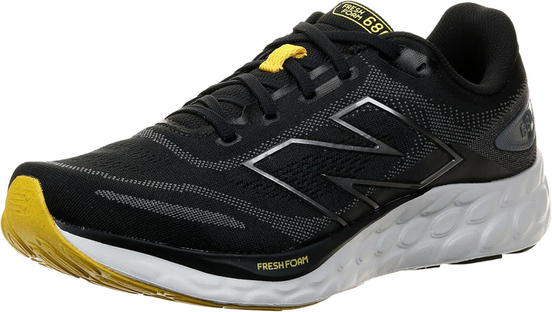 Fresh Foam 680 V8 Running Shoes - BLACK/CASTLEROCK