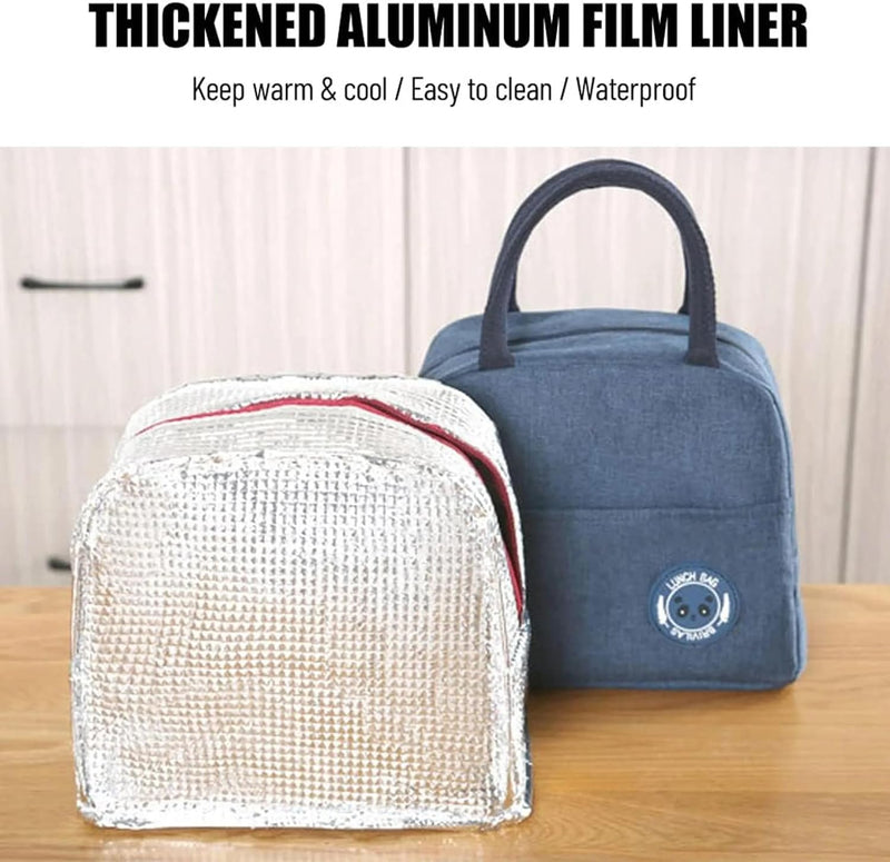 Insulated Mini Lunch Bag for Toddlers, Blue