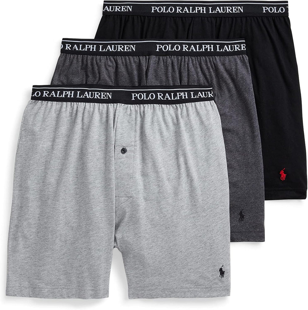 Men's Classic Fit Knit Boxers 3 Pack