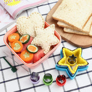 MMMA Sandwich Cutter for Kids 21 Pcs, Nifogo Cookie Cutters and Sealer Set, Bread Decruster Pancake Maker Heart Square Circle Dinosaur Shape DIY Mold for Boys Girls