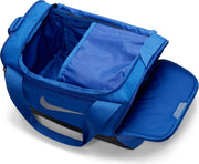 Nike Brsla Xs - 9.5 (25L) Duffel Bags For Mens Game Royal/Black/(Metallic Silver) 1Size