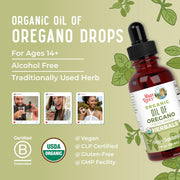 Oregano Oil Drops 6 Month Supply USDA Oil of Oregano Liquid Herbal Blend for Immune Support Digestive Health Overall Health Vegan Sugar Free Non-GMO 1 Fl Oz