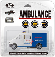 Power Joy Vroom Vroom Diecast Dubai Ambulance 1/43, Multicolor, Crd114