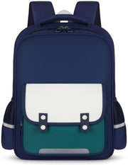 Kids Lightweight Backpack (3-6 Years) - Preschool Essentials Bag with Front Zip, Ergonomic Support - Green