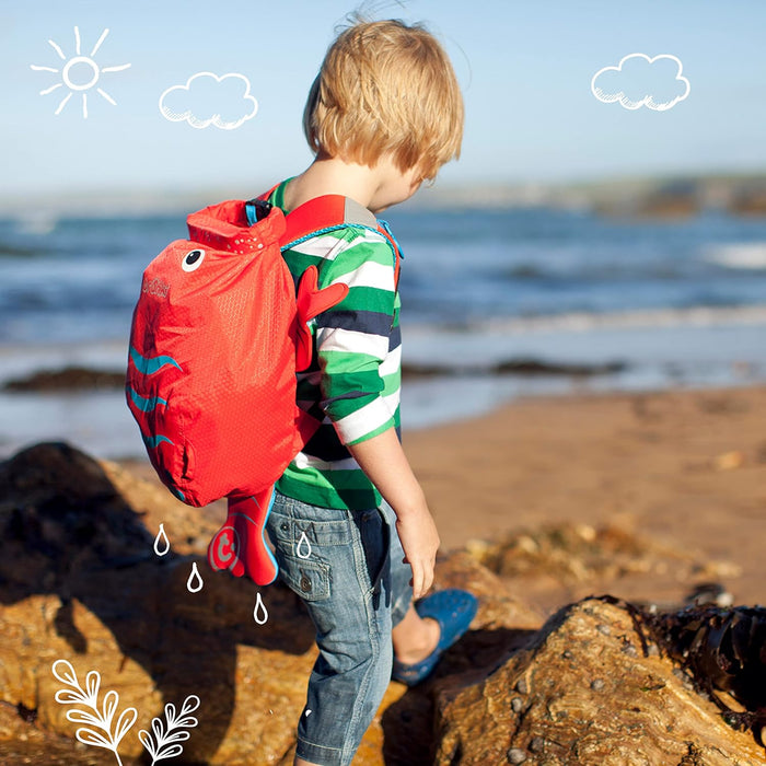 Trunki PaddlePak Waterproof Kids Swim Bag - Coral Tropical Fish (Pink)