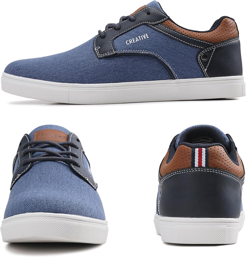 ANALEAF Mens Casual Shoes Fashion Sneakers Dress Oxfords Comfortable Shoes