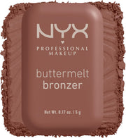 Buttermelt Bronzer, Powder Bronzer, 12 HR Wear, Fade Resistant & Transfer Resistant, Buildable, Vegan, Shade - All Butta'd Up, 1 Count - Throw Off