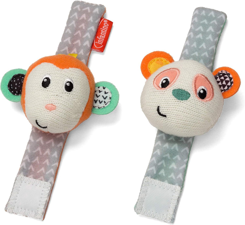 Infantino - Wrist Rattles - Monkeypanda