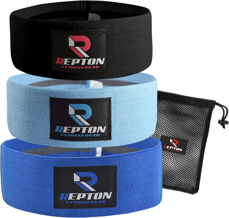 3 Sets Resistance Bands | Glutes, Hips and Legs Exercise Band | Ideal for Home Gym Fitness, Yoga, Pilates & Workout | Women and Men Non-Slip Booty Band | Physio Resistant Loop