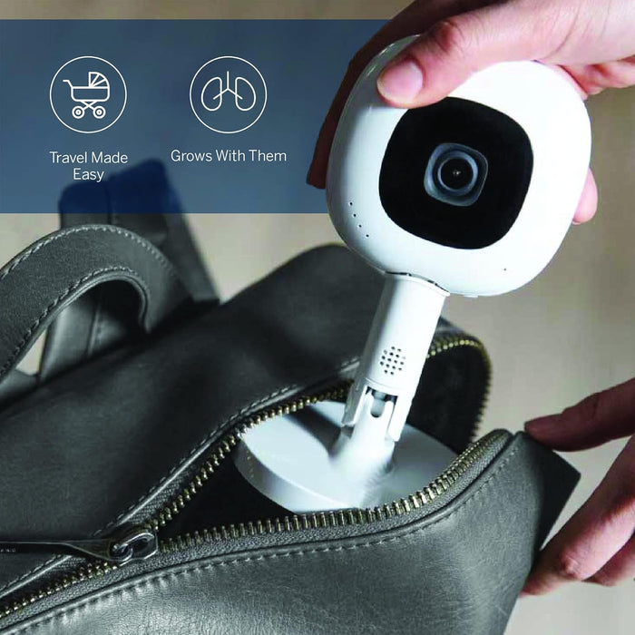 Nanit Pro Smart Baby Monitor & Wall Mount – Wi-Fi HD Video Camera, Sleep Coach and Breathing Motion Tracker, 2-Way Audio, Sound and Motion Alerts, Nightlight and Night Vision, Includes Breathing Band