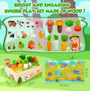 Moonmen 23 Pcs Montessori Toys for Babies 0-3-6-12 Months, 3 in 1 Soft Baby Teething Toys and Stacking Building Blocks for Sensory Developmental Education of Toddlers 12-18 Months