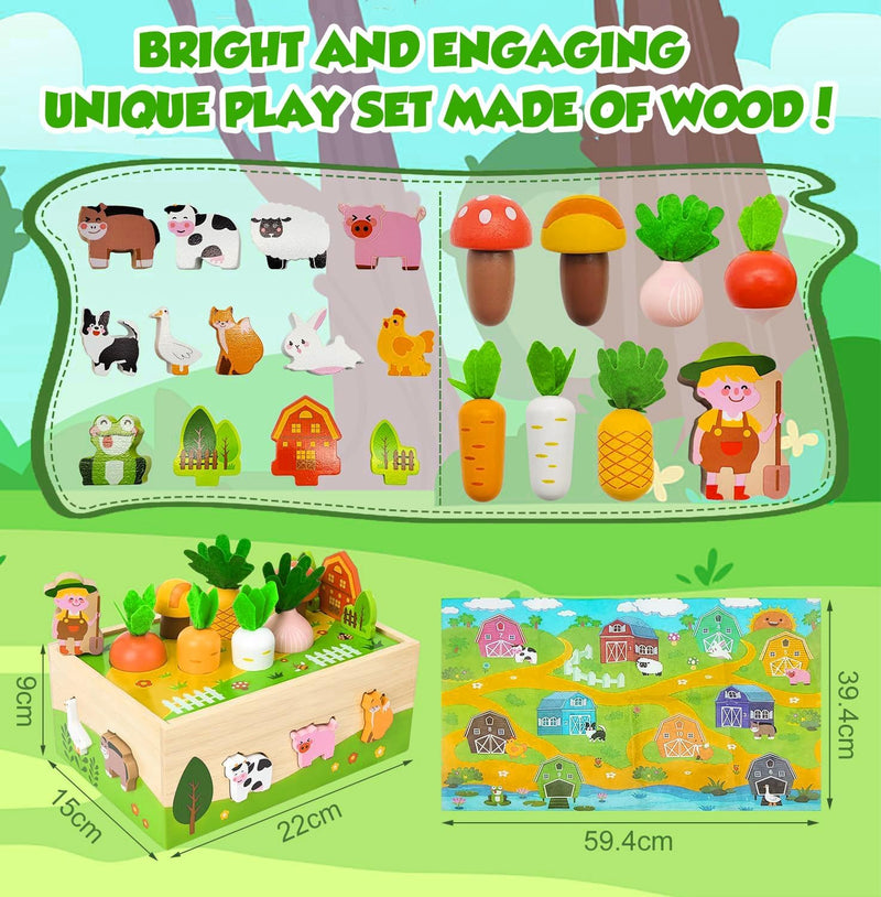 Moonmen 23 Pcs Montessori Toys for Babies 0-3-6-12 Months, 3 in 1 Soft Baby Teething Toys and Stacking Building Blocks for Sensory Developmental Education of Toddlers 12-18 Months