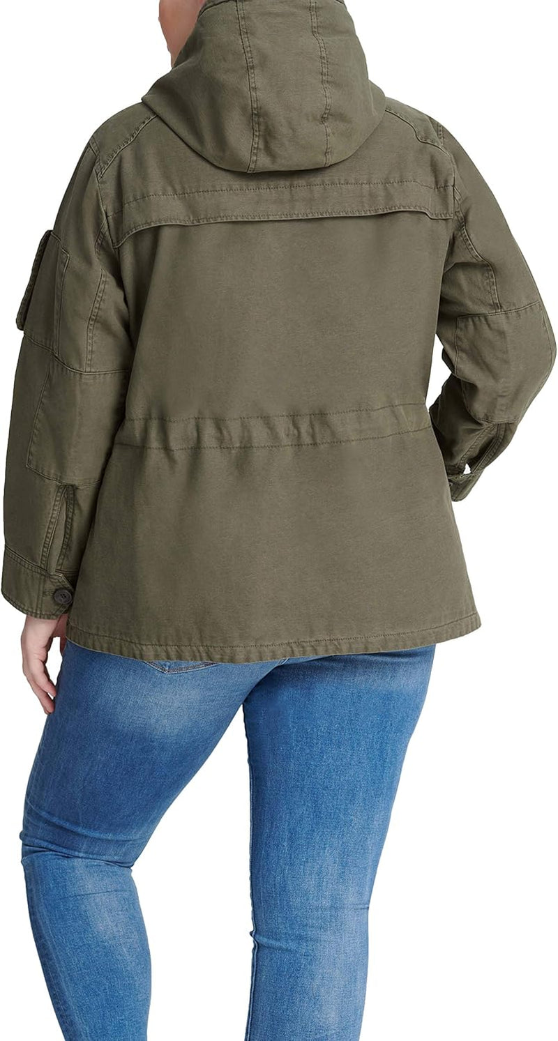 Levi's Women's Cotton Four Pocket Hooded Field Jacket (Standard & Plus Sizes)