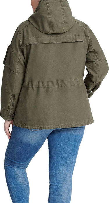 Levi's Women's Cotton Four Pocket Hooded Field Jacket (Standard & Plus Sizes)