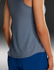 CRZ YOGA Lightweight Tank Top for Women Racerback Sleeveless Workout Tops High Neck Athletic Running Shirts