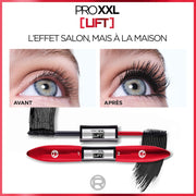 L'Oréal Paris Mascara, Salon Lash Lift, With Pro-Keratin, Long-lasting, No Clumping or Smudging, Pro XXL Lift, Black - Red 12 ml (Pack of 1)