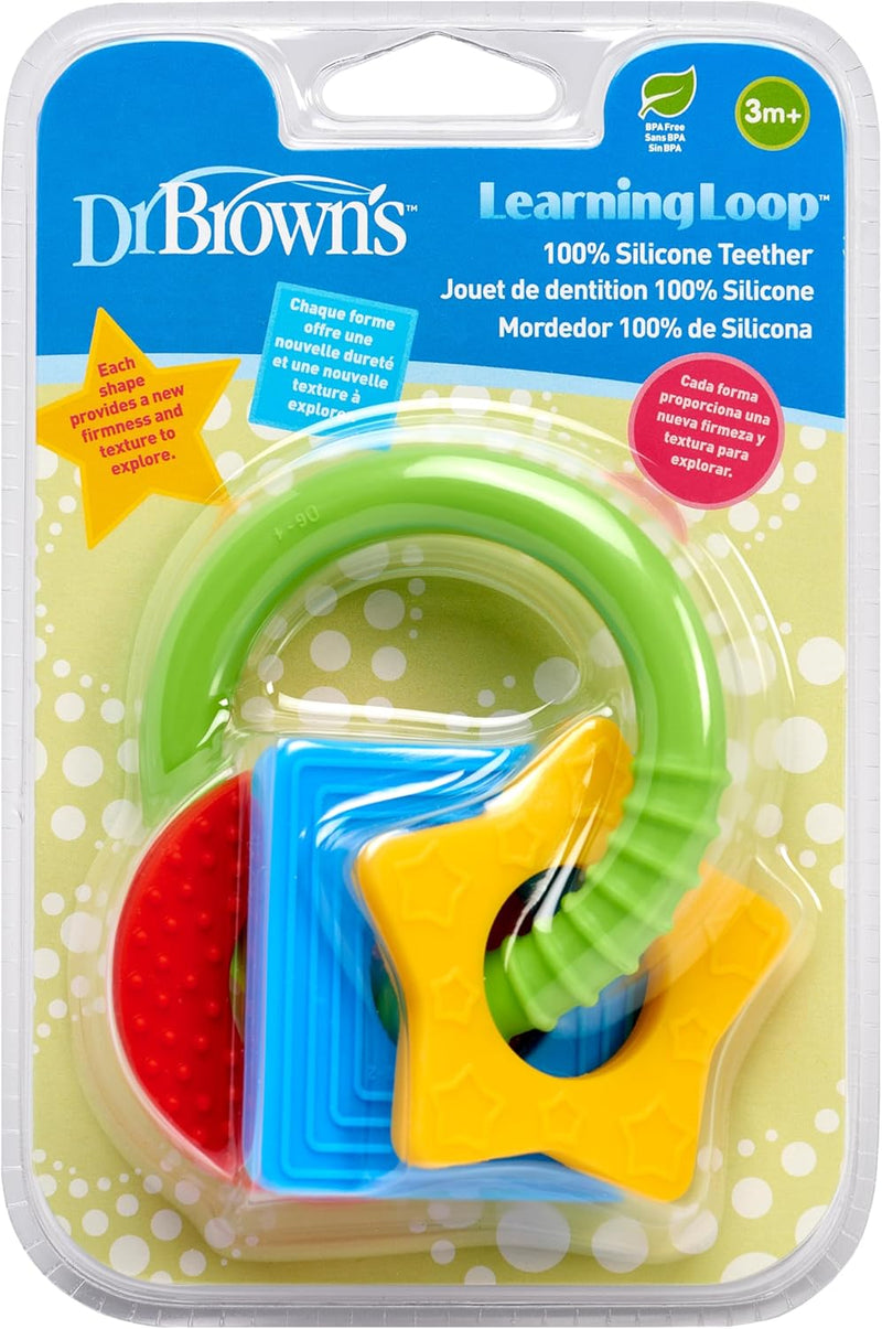 Dr. Brown's Ridgees Giraffe, Massaging Baby Teether, Designed by a Pediatric Dentist, BPA Free, 3m+