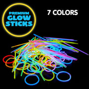 JOYIN 144 Pcs Glow Sticks Bulk 8" Bracelets Necklaces, Glow in the Dark Neon , Easter, Christmas, Football,Halloween Party Supplies Pack,