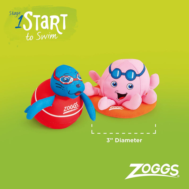 Zoggs Baby (Set of 2) Kids Zoggy Soakers Sponge Toys, Multicolour, One Size
