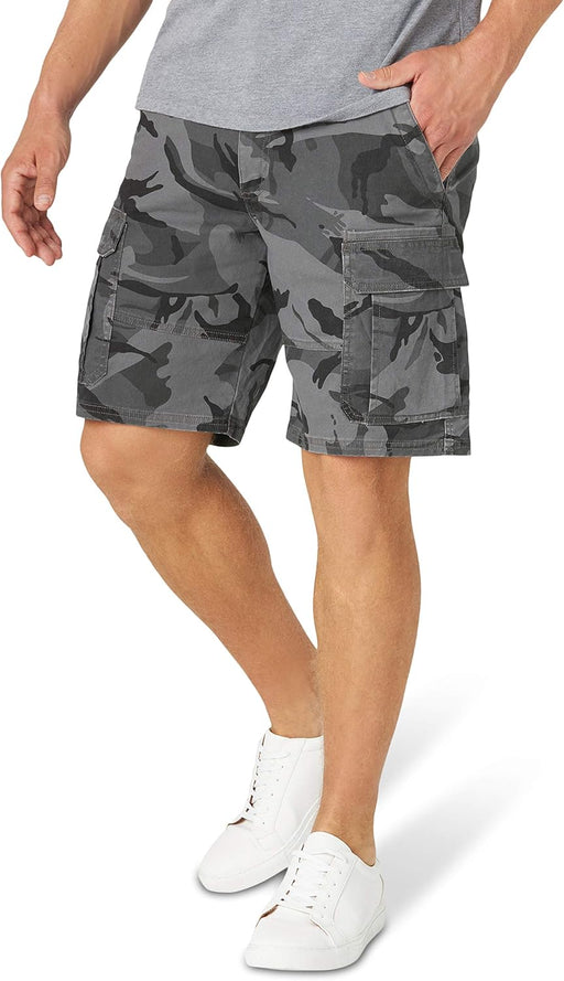 Men's Classic Cargo Stretch Short - Anthracite Camo