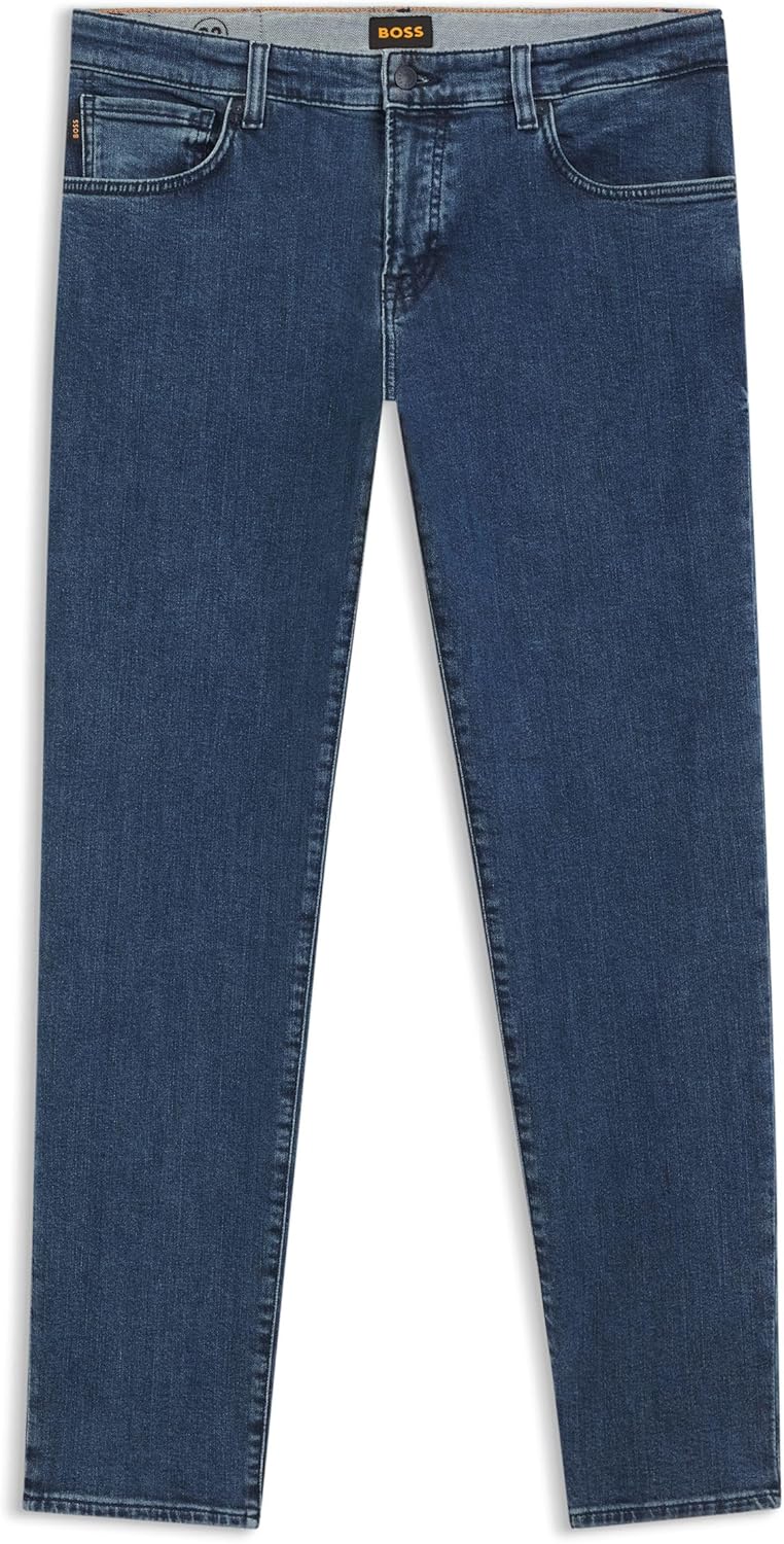 RE.Maine BO Maine Men's Regular Fit Jeans in Comfortable Blue Stretch Denim - Medium Blue421