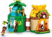 LEGO ǀ Disney Princess Moanas Island Fun Set, Buildable Toy with 2 Micro-Doll Figures and a House for Creative Play, Birthday Gift for 5 Plus Year Old Kids, Girls & Boys 43260