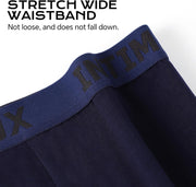 INTIMALUX Mens Boxer Briefs 5 Pack Soft Cotton Moisture-Wicking Men Underwear Stretch Boxer Shorts