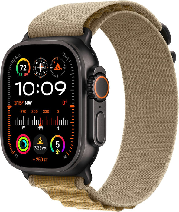 Apple Watch Band - Alpine Loop - 49mm - Tan - Medium