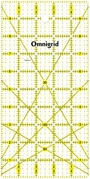 Omnigrid Ruler 1x6" - Rectangle 5" x 10"