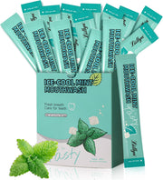 Mouthwash Travel Size, Individual Mini Mouthwash Alcohol Free,Cool Mint for Fresh Breath, Oral Care, Teeth & Gum Health, TSA Compliant, Portable Packets to Go, 0.41 Fl Oz x 20 Packs - Mint