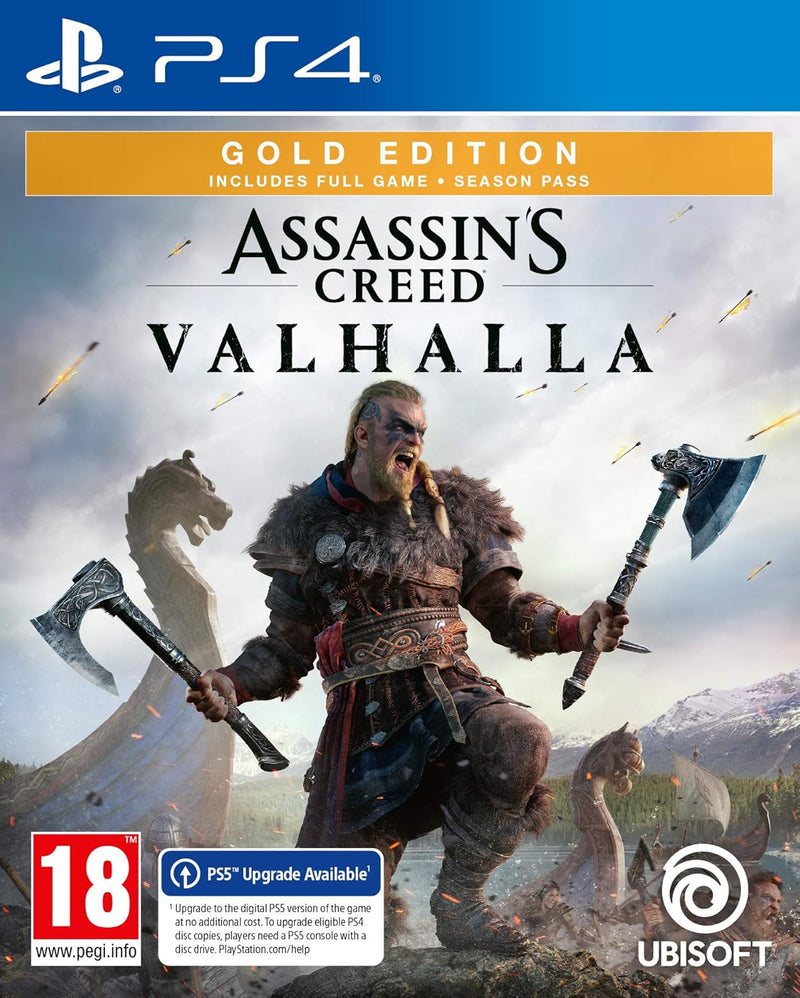 Assassin's Creed Valhalla (PS5) - PlayStation 4 Gold Edition