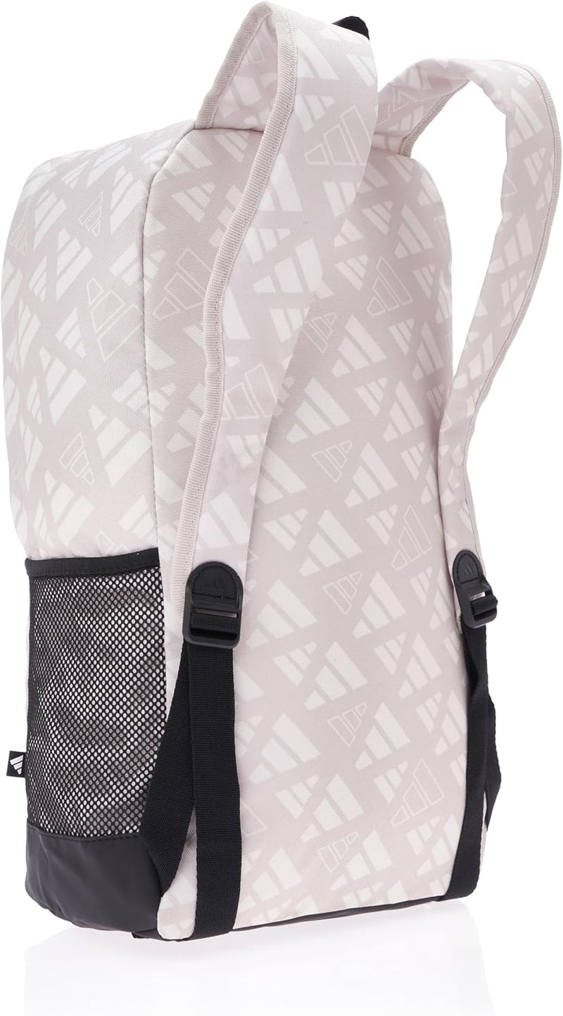 Linear Graphic Beige Unisex Adults Backpack, NS