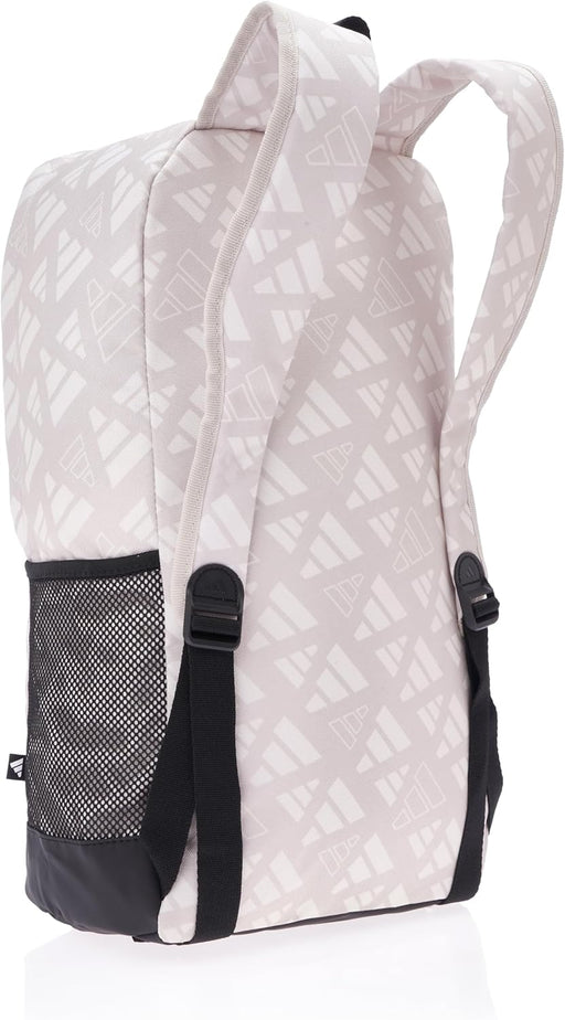 Linear Graphic Beige Unisex Adults Backpack, NS
