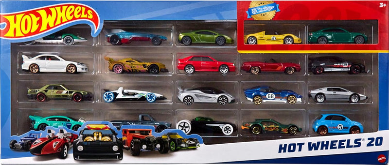 Hot Wheels Set Of 10 1:64 Scale Toy Trucks And Cars For Kids And Collectors, Styles May Vary - 20 pack