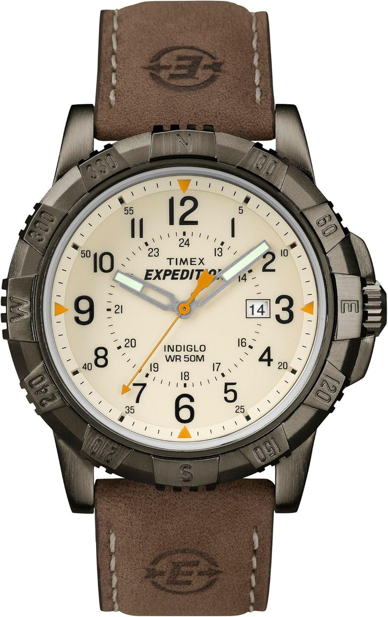 Expedition Rugged Metal Watch - Brown/Gray