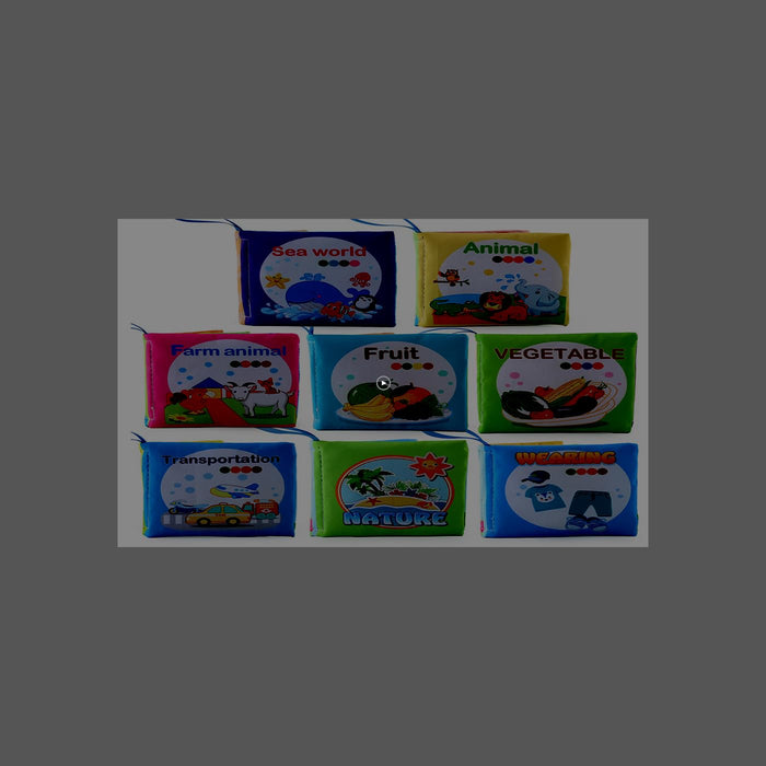 Baby Bath Books, Fabric Soft Baby Waterproof Cloth Books, Toddler Early Education for Tool, Infants Perfect Shower, Kids Bath Toys Birthday Gift