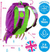 Trunki PaddlePak Waterproof Kids Swim Bag - Coral Tropical Fish (Pink)