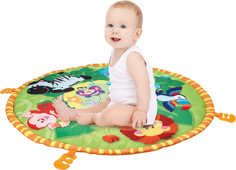 Winfun-baby toy jungle pals playmat, black