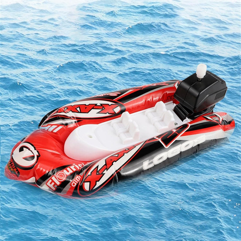 Speedboat Water Toy for Kids,Inflatable Kids Float Ship - Tub Gift for Baby Infant Toddler Child Kid, Bathtub Ship Toy for Bathroom Shower Game Swimming Pool Party