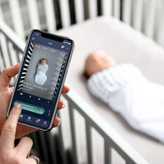 Nanit Pro Complete Monitoring System – Includes Wi-Fi HD Video Camera w/Nightlight and Night Vision, Multi-Stand, Smart Sheets & Breathing Wear Band - Tracks Infant Sleep, Breathing Motion, & Height