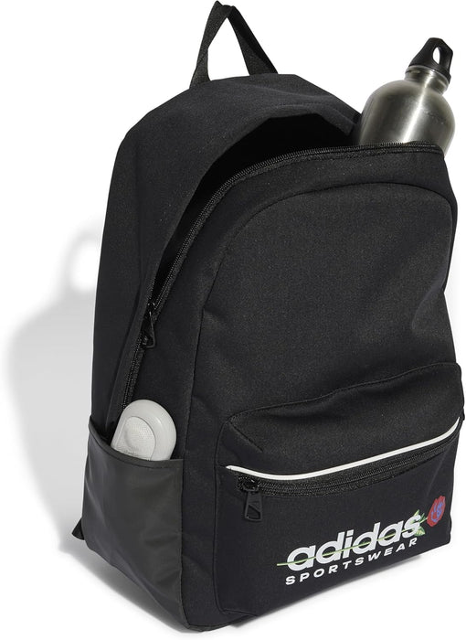 Adidas KLN90 Flower Backpack, black/white (JE4272), One size