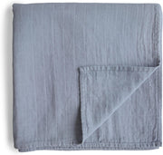 Organic Cotton Muslin Baby Blanket - Extra Soft Breathable Newborn Baby Blanket for Swaddling, Nursing & Cuddling - Pre-Washed for Delicate Skin Caramel Dots - Tradewinds
