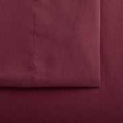 Serta Simply Clean Super Soft Hypoallergenic Stain Resistant Deep Pocket 3 Pieces Solid Bed Sheet Set, Twin XL, Silver Grey