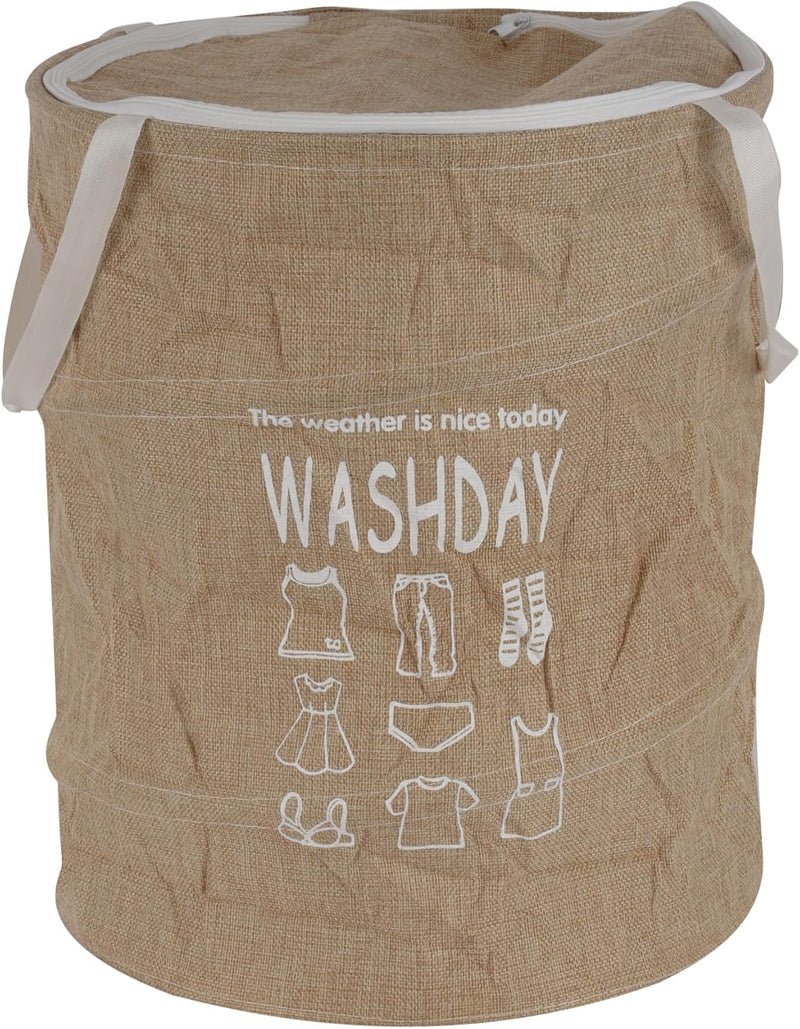 Delcasa Laundry Basket with Lid, Assorted Colors, DC2974